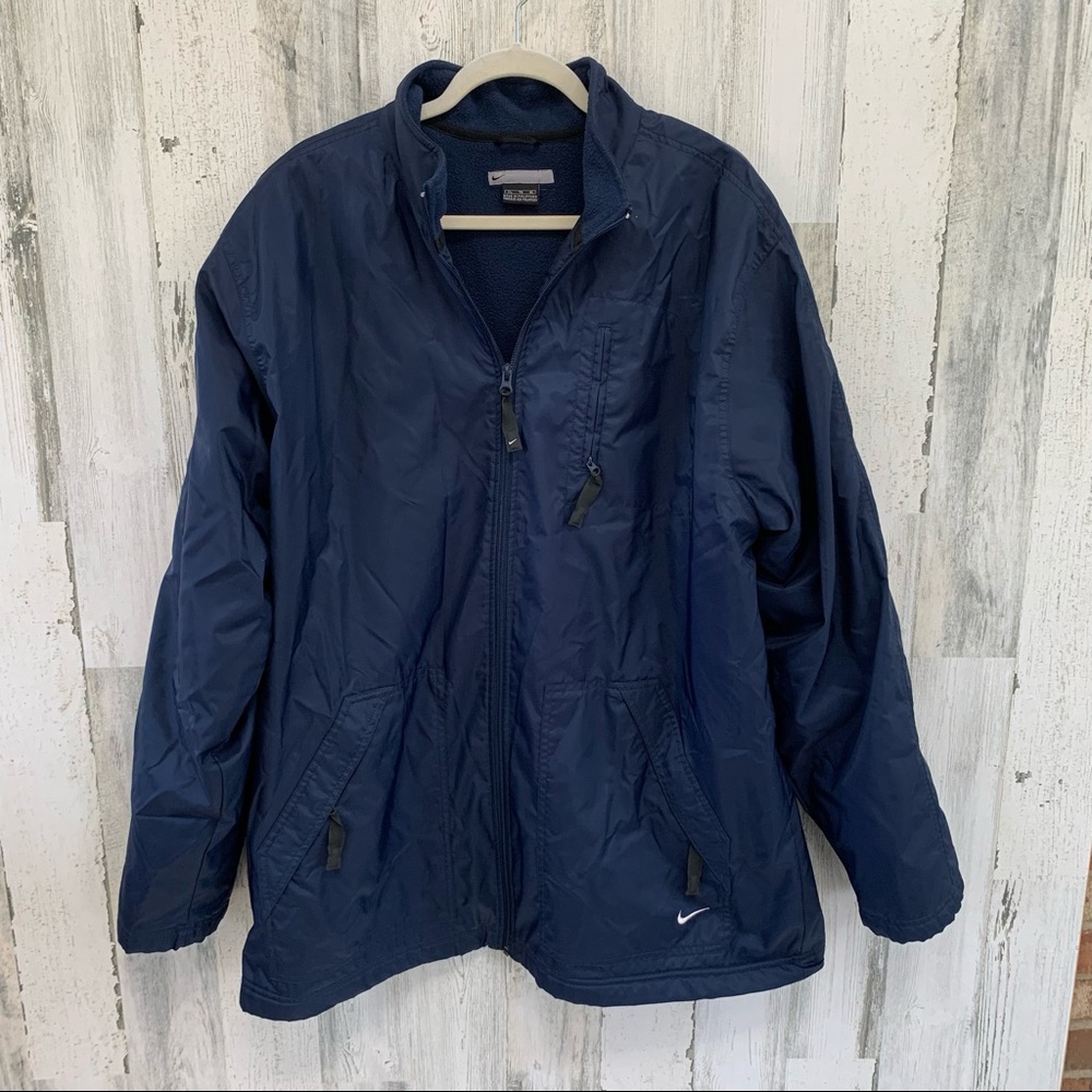 Nike Men’s Nylon Zip Medium Weight Coat Size XL